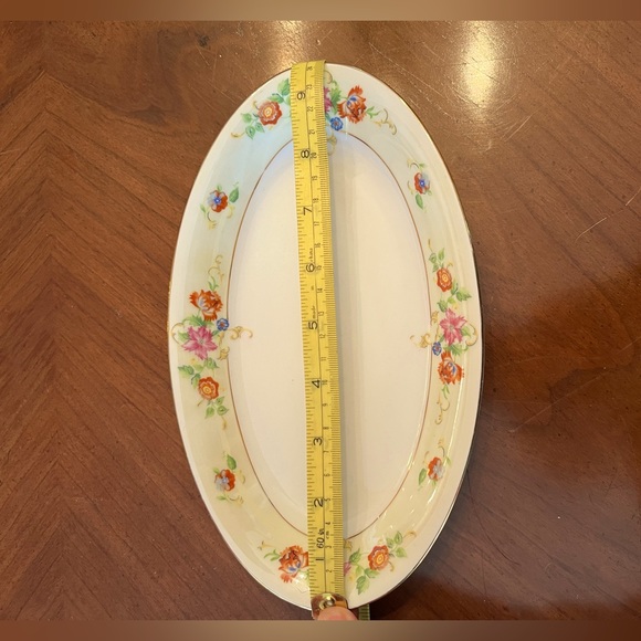 RARE Small Eschenbach Baronet style Bavarian China Pattern Floral Platter/Bowl - Picture 5 of 11